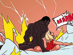 interracial comics bbc deep throat..