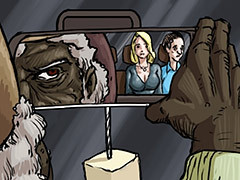 Look at my wife in the back..