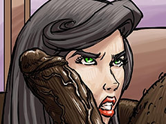 It was monstrous looking it..