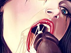 Pinup interracial toons -..