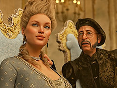 I saw how his lips parted..