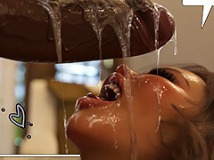 He's gonna dump every drop..